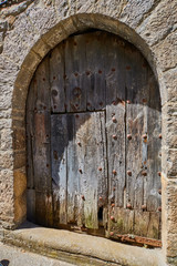 Ainsa medieval village in Huesca province, Spain.