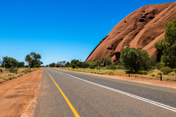 On the side of the road