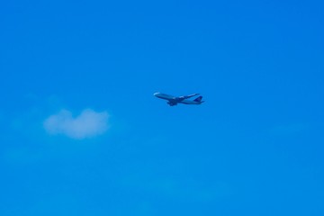 Flugzeug in der Luft