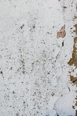 The vertical view of old,white, grey grunge concrete texture or background. Copy space. graphical...