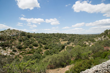 Panorama at the left bank, Natural Reserve of Cavagrande del Cassibile 