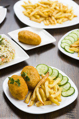 Cutlet de volaille with fries