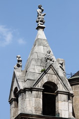 Bell tower of Jak Church in Budapest, Hungary © alessandro0770