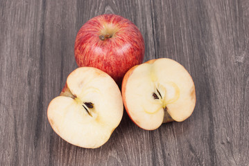 Naklejka na ściany i meble delicious fresh apple