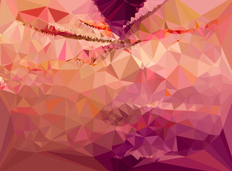 Low poly mosaic background. 