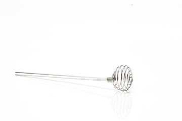 Stainless steel honey dipper