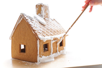 お菓子の家づくり