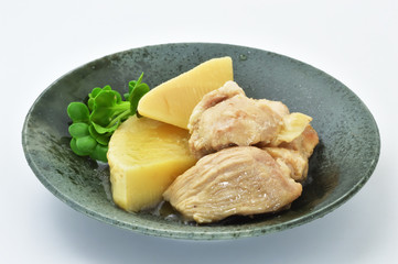 タケノコと鶏肉の煮物