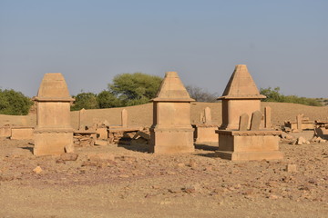 historical monument in kuldhara heritage villahe in jaisalmer rajasthan india