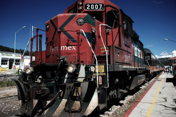 train of Chepe in Barranca del Cobre