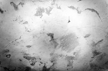 Old cracked stone wall monochrome background for design