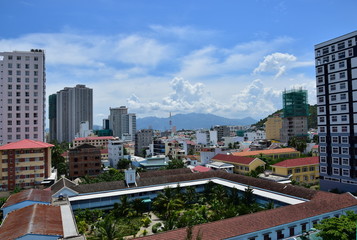 Fototapeta na wymiar Landscape of the city of Nha Trang (Vietnam)