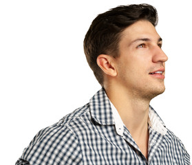 Obraz premium man isolated on white