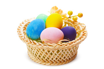 easter colorful eggs