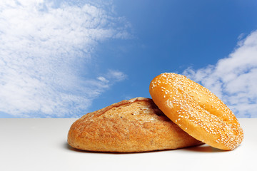 Bread on the table