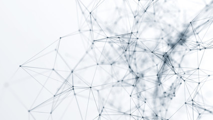 abstract futuristic network on background illustration