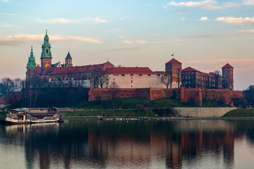 Fototapeta premium Wawel castle at dusk
