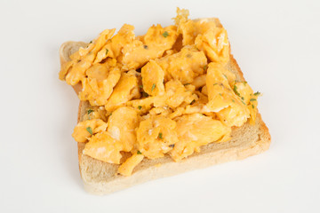 Toastbrot mit Rührei