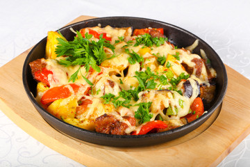 Pork with vegetables
