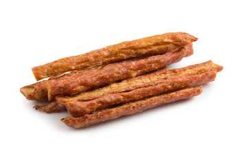 Pounded pork Bar, Dry pork Bar isolated on a white background