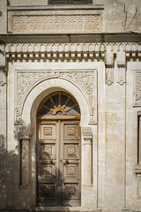 santa croce camerina, dettaglio casa in stile liberty