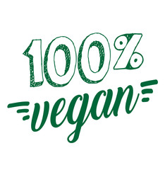 Fototapeta premium 100% vegan