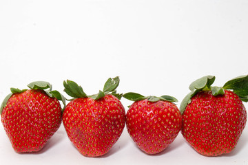 Strawberries in a Row