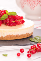 Redcurrant cheesecake. 