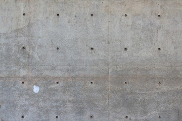Gray concrete surface Made of cement. Smooth and has a texture. Use as background. And show strength.