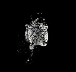 high speed photo of bursting water filled balloon