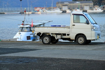 軽トラのある風景