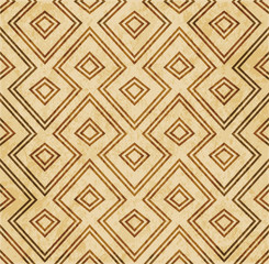 Retro brown Islam seamless geometry pattern background eastern style ornament