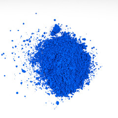blue natural colored pigment powder