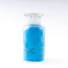 blue natural colored pigment powder