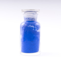 blue natural colored pigment powder