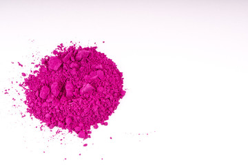 pink natural colored pigment powder