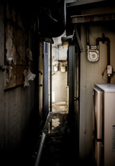 A dark alley