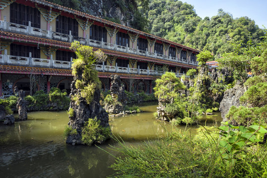 Sam Poh Tong Temple, Ipoh, Malaysia. It is the biggest cave temple in the country, and is an impressive work of art and faith, with various statues of Buddha.