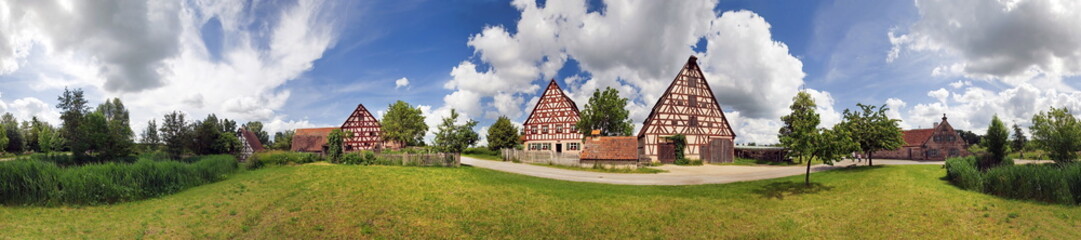 Fr&auml;nkische Freilandmuseum Badwindsheim Panorama