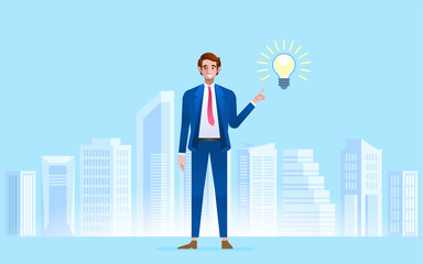 Creative idea concept