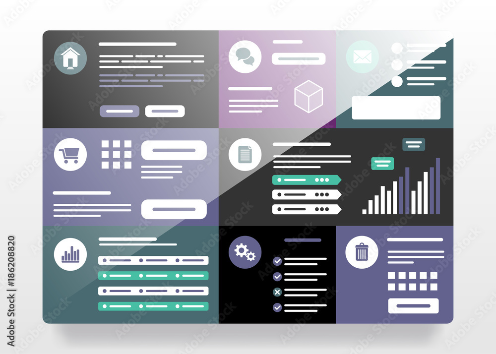 Poster interface ui design