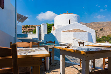 Greek orthodox church in Lindos (Rhodes, Greece)