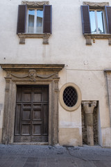 Fototapeta na wymiar Rieti (Italy), historic building