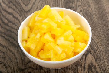 Canned pineapple