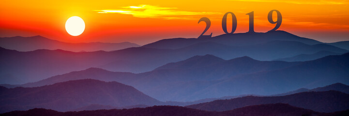 2019 On The Great Smoky Mountains - obrazy, fototapety, plakaty