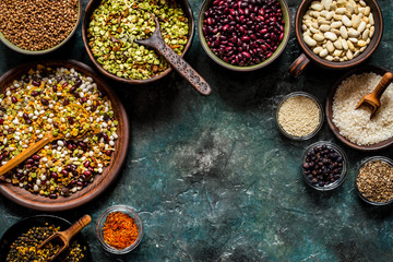 cereals and spices, cook in clay cups on the  stone