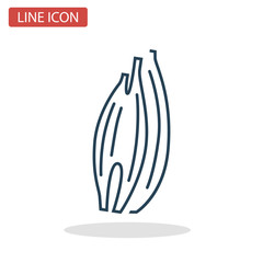 Human muscle line icon for web and mobile design