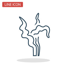Seaweed line icon for web and mobile design