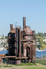 Fototapeta na wymiar Gasworks Park -Seattle, Washington