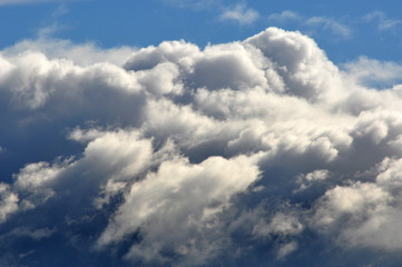 clouds in dramatic sky